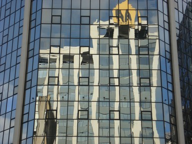  AA building reflections in Albert Street